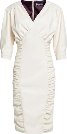 Weili Zheng Abito midi Milk in nappa - - Dresses - Donna - Bianco - M