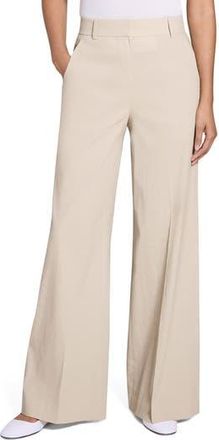 Theory Linen Blend Wide Leg Pants in Straw at Nordstrom Rack, Size 14