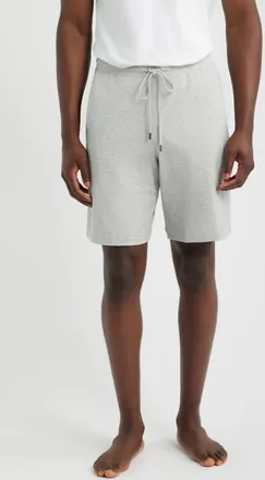 Daniel Buchler Stretch Cotton Lounge Shorts in Grey Heather at Nordstrom, Size Xx-Large