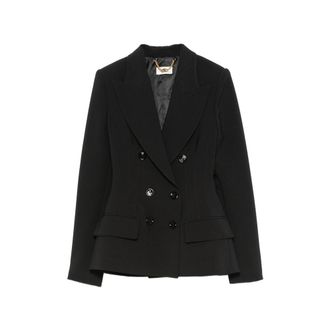Elisabetta Franchi Double-breasted Peaked-lapel Blazer