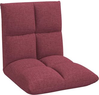 vidaXL Sill&oacute;n Ajustable Rojo Vino Tela Vidaxl