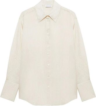 Anine Bing Mujer, Blusas y Camisas, Beige, Talla: M