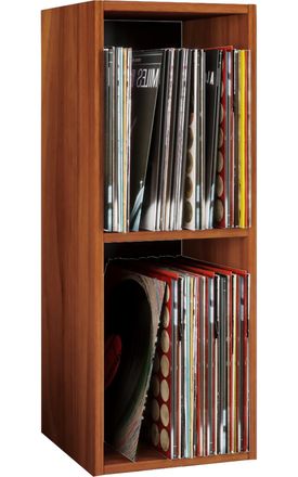 ebuy24 Ebuy24 - Estante De Soporte De Madera Vcm Estante Con 2 Compartimentos Grandes Dimensiones: Al. 72 X An. 34 X P. 30 Cm Espacio Para 65 Registros 1 Est