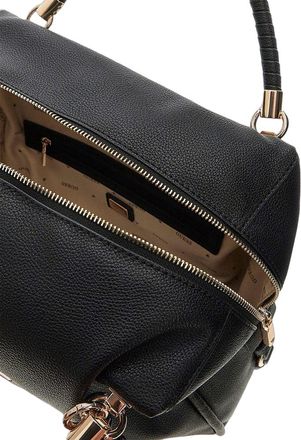 Guess Womens Satchel Black Polyurethane Satchel-bags