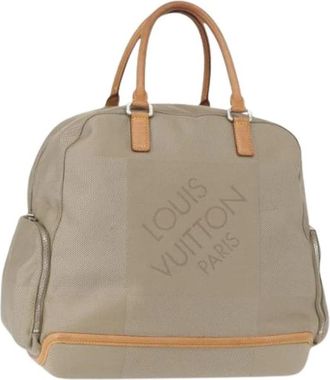 Louis Vuitton Pre-owned Canvas Weekender Tas - Dames - Vintage Weekendtas - Beige - ONE Size - Vintage
