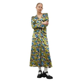 Gestuz Vestido Largo Floria Manga Larga - Dresses - Mujer - Verde - S