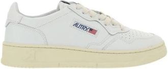 Autry Medalist Low Top Sneaker - Heren - Sneakers - Wit - 39 EU - Leer - Schoenen