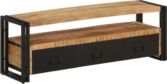 vidaXL Mueble De Tv Madera Maciza De Mango 120x30x40 Cm Vidaxl