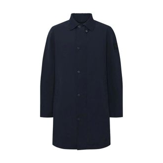 Belstaff Farer Coat - male - Belstaff - Single-Breasted Coats - Blue - XL - Coats
