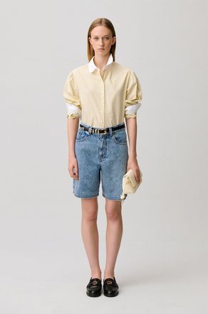 Claudie Pierlot Chemise ray&eacute;e col claudine