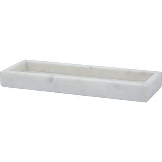 A & B Home Long Marble Tray in White at Nordstrom Rack