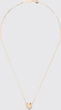 Loewe Anagram Engraved Monogram Choker Necklace in Brass