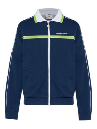 Casablanca logo-detail sweatshirt - Blue