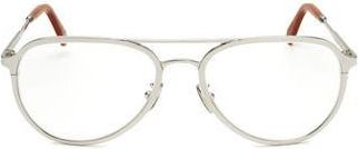 Marni 56mm Aviator Reading Glasses in Silver at Nordstrom Rack