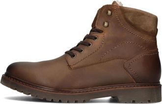 Mazzeltov Stijlvolle Cognac Veterschoenen - Heren - Veterlaarzen - Bruin - 40 EU - Schoenen