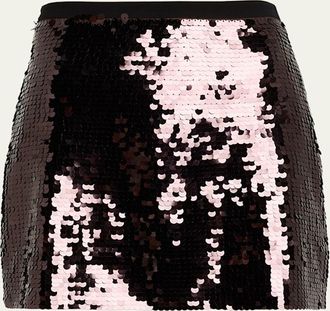 A.L.C. Cleo Sequined Mini Skirt