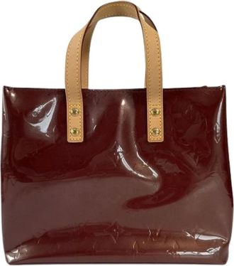 Louis Vuitton Pre-owned Tote Bags, female, Purple, Size: ONE SIZE Pre-owned Vintage Monogram Vernis Tote Bag