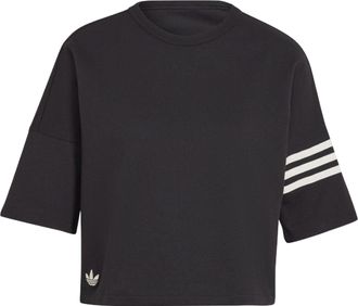 adidas (WMNS) adidas Adicolor Neuclassics T-Shirt Asia Sizing Black HM1758