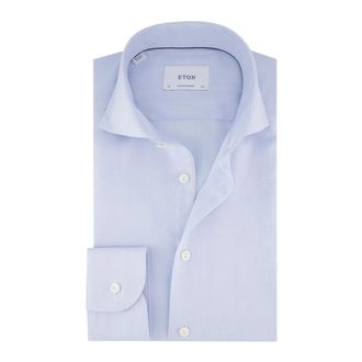 Eton Heren, Overhemden, Blauw, Maat: 2XL