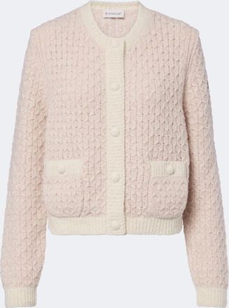 Moncler Cardigan in misto lana e alpaca
