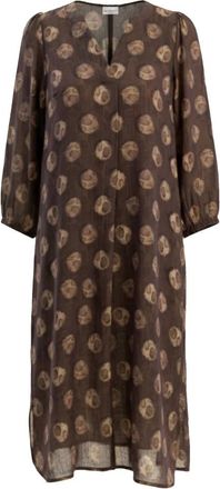 In Front IN Front, Dames, Jurken, Bruin, Maat: 2XL