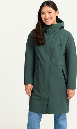 Jack Wolfskin Funktionsmantel JACK WOLFSKIN ONERA 2L COAT W, Damen, Gr. L (42/44), sago palm, Obermaterial: 100% Polyester. Futter: 100% Polyester, normal, M&auml;ntel F