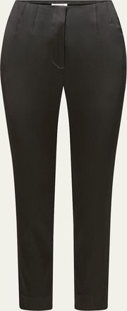 Veronica Beard Stila Slim Satin Pants