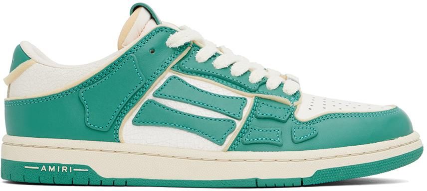 【AMIRI】男性 COLLEGIATE TOP LOW スニーカー AMFOSR1030-216 Amiri Collegiate “Birch White” Sneaker | A Ma Maniere