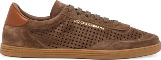 Dolce & Gabbana Saint Tropez suede sneakers - men - CALFSKIN/Lamb Skin/Goat Skin/Rubber - 43.5 - Brown
