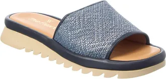 The Flexx The Flexx Wilma Canvas & Leather Sandal