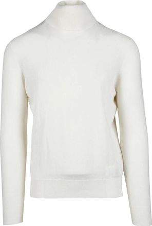Ballantyne Maglia - Heren - Coltruien - Wit - S - Kasjmier - Truien & Vesten