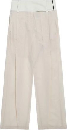 Sportmax Sportmax, Wide Trousers, female, Beige, Size: XS Spsferito Trousers