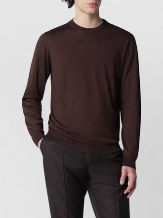 Drumohr crew neck knit sweater long sleeves