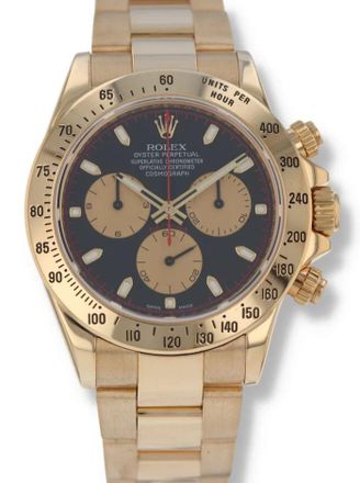 Rolex Pre-owned Rolex Cosmograph Daytona Chronograph Black Paul Newmans Dial Mens Watch 116528BPNSO