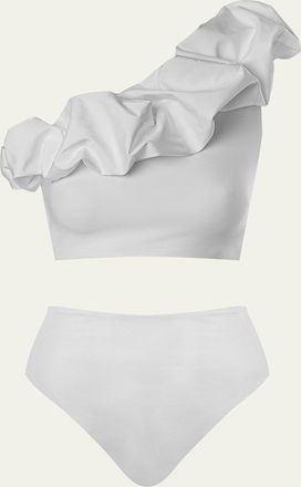 Maygel Coronel Merly Two-Piece Asymmetric Bikini Set