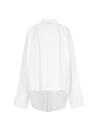 Balenciaga Womens Shirts White Outer Fabric: Cotton
