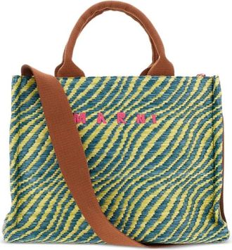 Marni Green Logo Tote