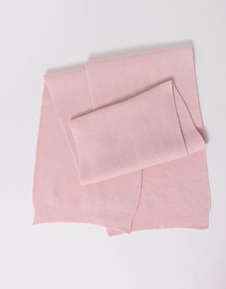 Colorful Standard Mens Colorful Standard Merino Wool Scarf - Faded Pink - Size: ONE size