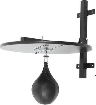 OEM Plataforma Para Saco De Boxeo, Dise&ntilde;o De Montaje En Pared, Altura Ajustable, Color Negro