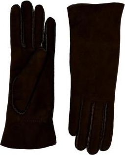 Agnelle Denise Shearling Glove in Tourbe at Nordstrom, Size X-Small