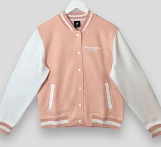 New Balance Varsity-bomberjack voor dames in roze