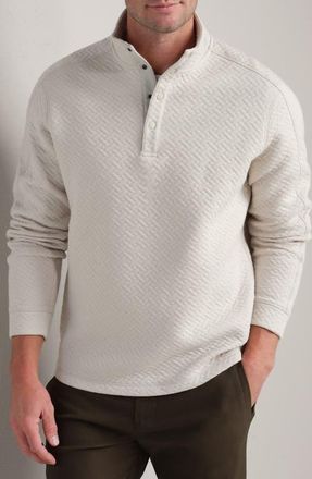 Rhone Weekend Quilted Pullover in Bone at Nordstrom, Size Xx-Large