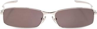 Balenciaga Rechthoekige Zonnebril - Heren - Zonnebrillen - Grijs - ONE Size - Accessoires