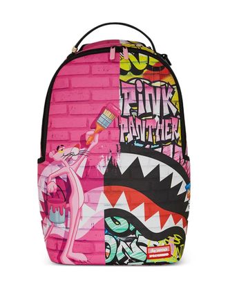Sprayground Zaino Panther con stampa graffiti - Rosa