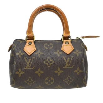 Louis Vuitton Speedy Bandouliere Nm Bag Monogram Canvas Brown Canvas Handbag (Pre-Owned)