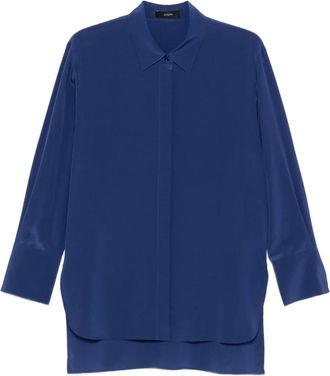 Joseph Camicia in seta - Blu