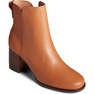 Sperry Top-Sider Seaport Block Heel Bootie in Medium Beige at Nordstrom Rack, Size 7.5