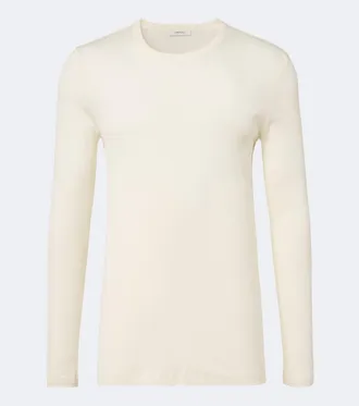 Christophe Lemaire Ribbed-knit cotton T-shirt