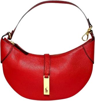 Ralph Lauren Pre-owned Shoulder Bags, female, Red, Size: ONE SIZE Pre-owned Leather Shoulder Bag