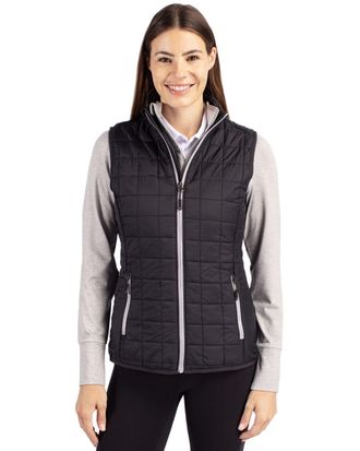 Cutter & Buck Rainier PrimaLoft Womens Eco Insulated Full Zip Puffer Vest